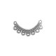 Conector de Metal Zamak con Anillas 26x7mm