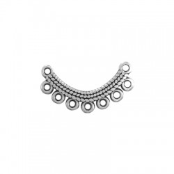 Intercalaire collier avec anneaux 26x7mm