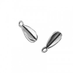 Pendentif Goutte en Métal/Zamak 7x12mm