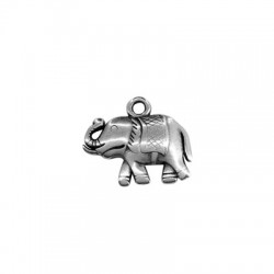 Colgante de Metal Zamak Elefante 18x12mm