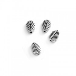Passante in Metallo Zama Foglia 6x9mm (Ø1.2mm)