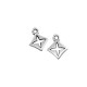 Zamak Charm Rhombus Cross 11mm