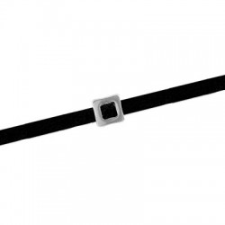 Passant carré en Métal/Zamak 6mm (Ø 3,2x2,2mm)