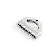 Terminal de Metal Zamak Plano 30x22mm (Ø 27x2.8mm)