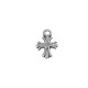 Zamak Charm Cross 8x9mm
