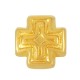 Passant croix en Métal/Zamak 6mm (Ø 2,2mm)