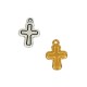 Zamak Charm Cross 12x16mm