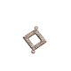 Zamak Pendant Square Connector 25mm