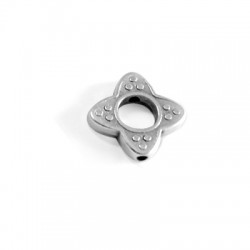 Zamak Bead Flower 15mm Ø1.6mm