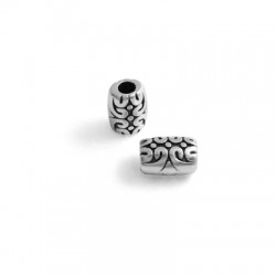 Μεταλλική Ζάμακ Χυτή Χάντρα Σωληνάκι 8x6mm Ø2.3mm