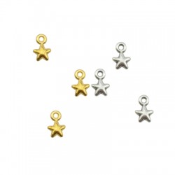 Zamak Charm Star 5mm
