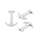 Passador de Metal Zamak Ancla 13x7mm (Ø1.2mm)