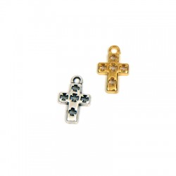 Ciondolo in Metallo Zama Croce 10x13mm