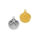 Charm in Metallo Zama Conchiglia con Stella Marina 19mm