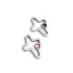 Ciondolo in Metallo Zama Croce 15x19mm con Base SS10
