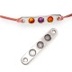 Conector de Zamak Barra 30x6mm con Bases de Cristales SS16