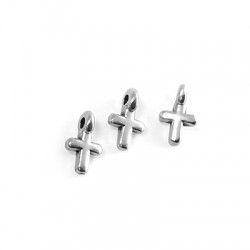 Ciondolo in Metallo Zama Croce 5x9mm