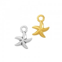 Colgante de Metal Zamak Estrella de Mar 9mm