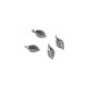 Zamak Charm Leaf 5x7mm