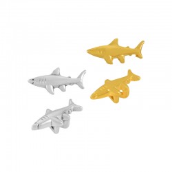 Passant requin en Métal/Zamak 22x10mm (Ø 5,2x2,2mm)