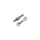 Zamak Connector Angel Wing 8x2mm