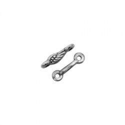 Conecter de Metal Zamak Pluma Ala de Ángel 8x2mm