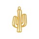 Pendentif Cactus en Zamak 19 x 30 mm