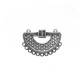 Pendentif Demi-Cercle en Zamak avec 7 Boucles 47 x 45 mm