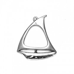Colgante de Metal Zamak Barco 42x47mm