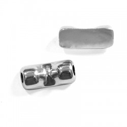 Barre Plate en Zamak pour Bracelets 25 x 12 mm Ø 5.2 mm