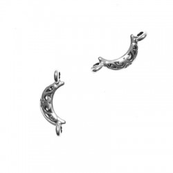 Zamak Connector Half Moon 14x8mm