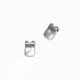 Entrepieza de Metal Zamak Rectangular 6x10mm (Ø 1.8mm)