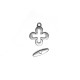 Zamak Toggle Clasp Cross 5x14mm Ø1.6mm