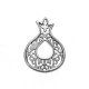 Pendentif en Zamak Grenade 45 x 60 mm