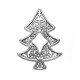 Zamak Pendant Christmas Tree 52x70mm