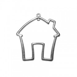 Pendentif en Zamak Maison Creuse 59 x 60 mm