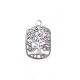 Breloque Zamak Arbre de vie 14 x 19 mm