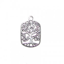 Ciondolo in Metallo Zama Albero della Vita 14x19mm
