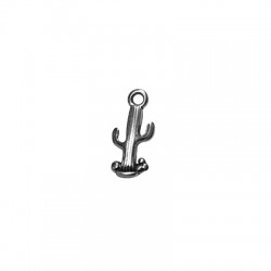 Colgante de Metal Zamak Cactus 10x16mm