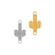 Connettore in Metallo Zama Cactus 13x19mm