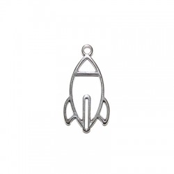 Pendentif en Zamak Vaisseau Spatial 16 x 27 mm
