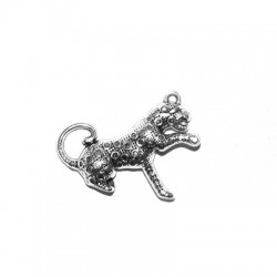 Zamak Pendant Leopard 25x28mm