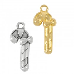 Breloque en Zamak Canne à Sucre 10 x 18 mm