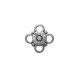 Zamak Connector Flower 14mm