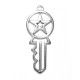 Colgante de Metal Zamak Llave 16x36mm