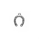 Breloque en Zamak en Forme de fer à Cheval avec 2 Trous 16 x 17 mm Ø 1.4 mm