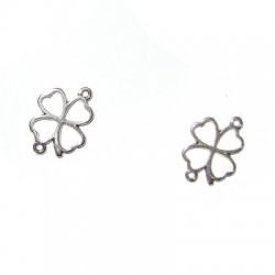 Conector de Metal Zamak Trébol de 4 Hojas 15mm