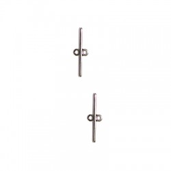Barre en Zamak avec 2 Boucles 23 mm