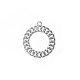 Zamak Pendant Round Net 29mm