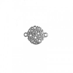 Connecteur rond en Zamak 15 mm